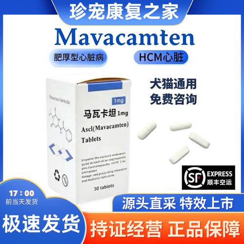 猫咪肥厚性心肌病马瓦卡坦1mg