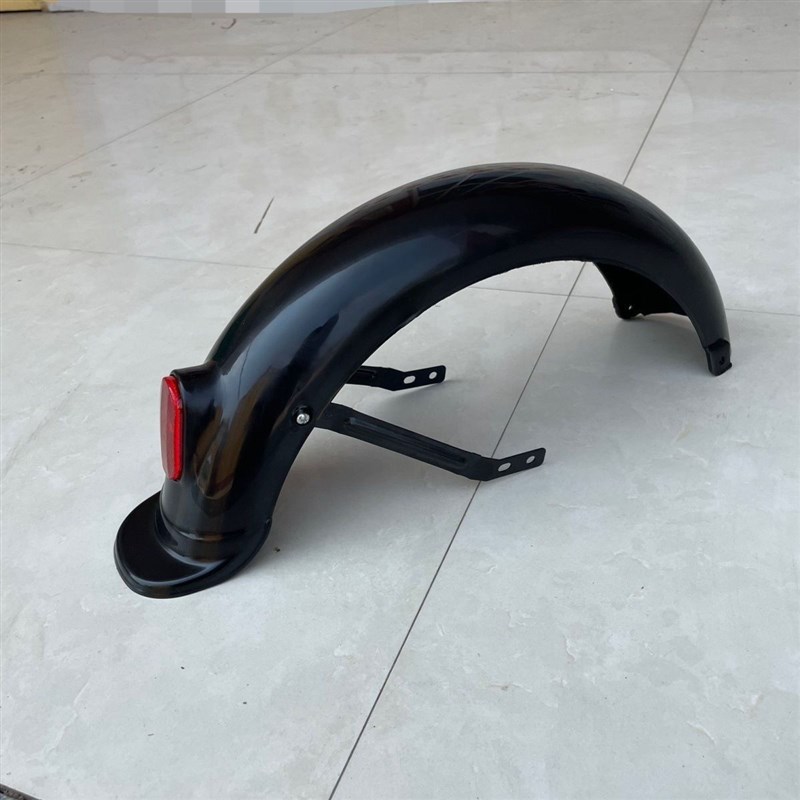 电动车挡泥板后轮j泥瓦盖摔不坏拧不断熟料国标黑色档雨板14*2.50