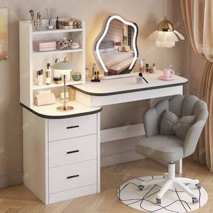 梳体妆主卧现代简约卧室化台妆桌斗柜一奶油新款 风小型简643易化