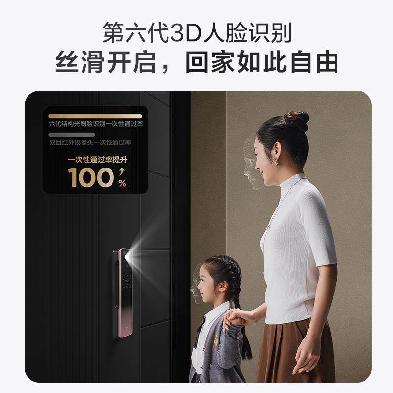 智能门K7GPro锁用电子锁逗留可指密视智家能锁K7GPro防盗门锁纹码