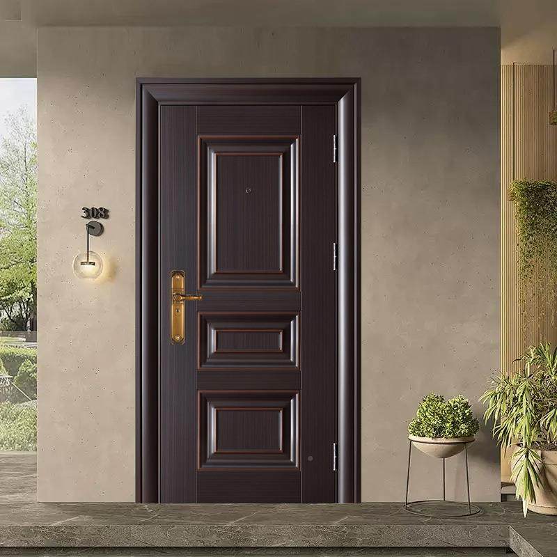 防盗门内防晒单元出租公寓348阳台室外程门钢单门民宿仿铜工制庭