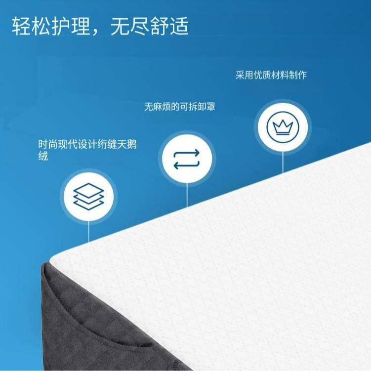 跨境电商床头楔形枕头床垫间隙填充大号双人床高密度海绵枕欧式