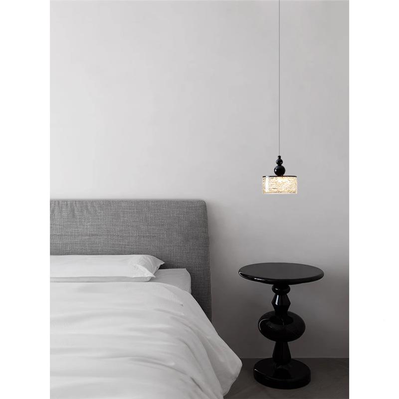意式极简卧室床小吊灯现代简约奢创意个性餐厅630台可吧头升降灯