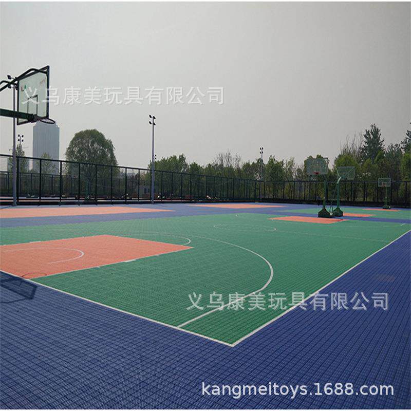 场儿篮球场悬浮底防滑耐磨板幼园室外操防滑塑胶地垫拼装YIX运动