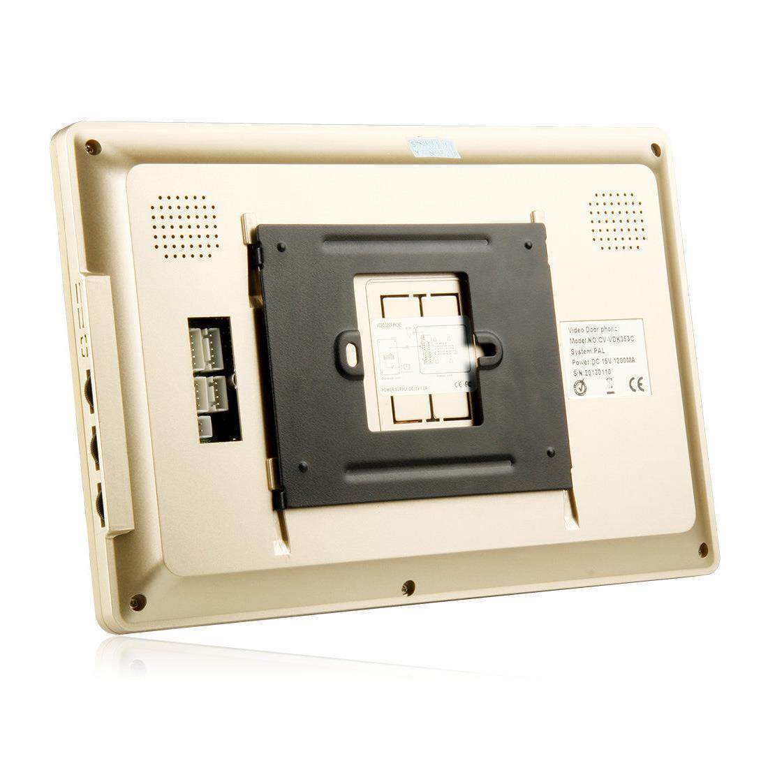 用KS610别墅视型可门铃防水型1门0寸高清带四路监控IP55刷卡家禁