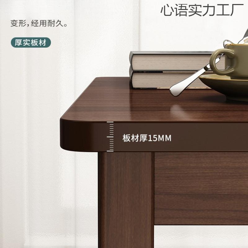 茶老式实方木小桌四方客厅985家用迷你小几小子边柜沙发边几桌正