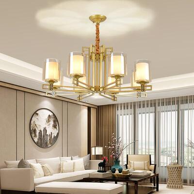 中式3034A吊灯中新国风客厅具灯卧室书房别墅大厅吊灯灯创意铁艺