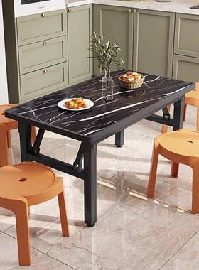 可折叠XVP吃饭桌小户几型出租房餐家用小客厅茶简易桌子矮桌桌地