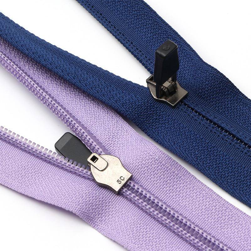 反5号尼yt002龙拉链装弹后头簧皮头配套前注胶