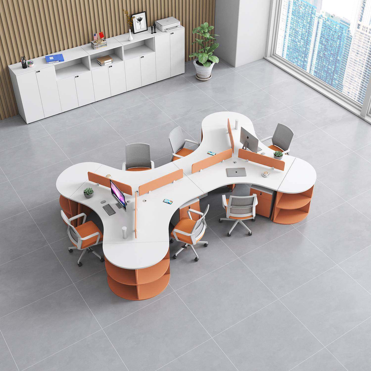 办公桌员工位创意职员办公桌椅组合异形办公桌屏风卡位办公室桌,特色手工艺,其他特色工艺品,淘宝优惠券,粉丝福利购,淘宝优惠卷