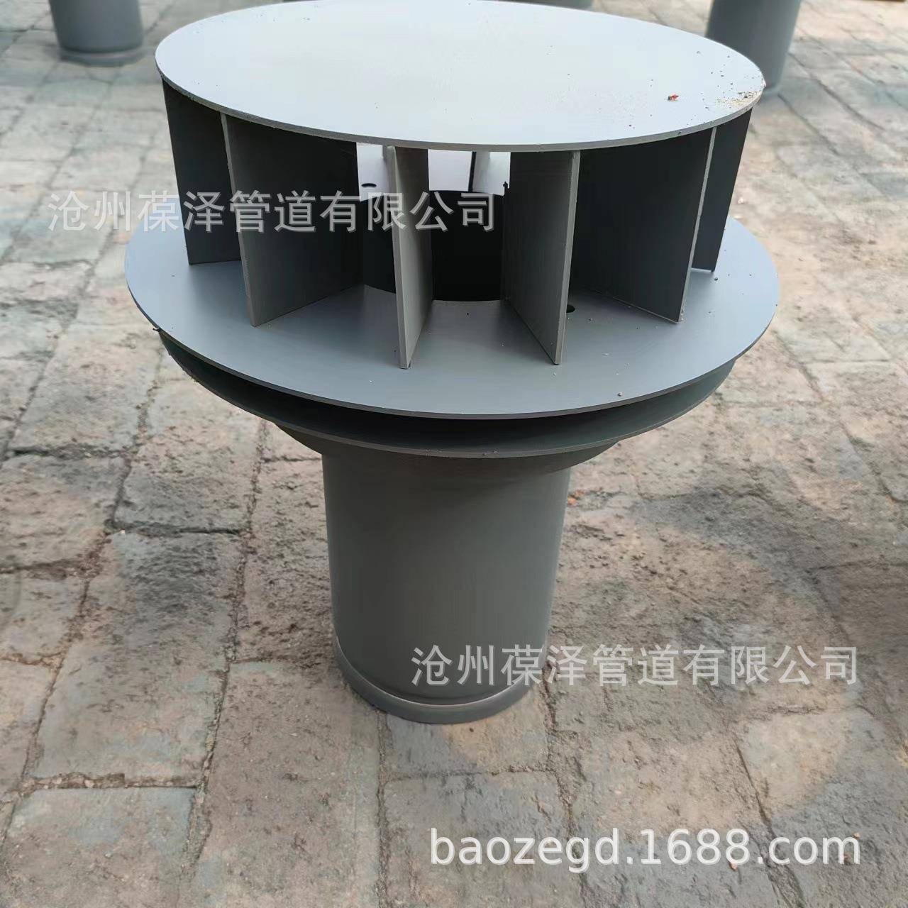 现货供应87型钢制雨水斗沟槽卡箍连接镀锌管落水斗压槽雨水