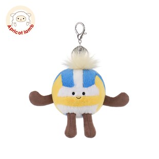 瑞可羊排球书包挂件公仔女生钥匙扣玩偶可爱毛绒包包球类车挂饰
