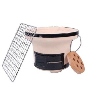 日式烤炉炭火炉一人烤肉炉碳烤炉家用户外便携煮茶取暖炉烧烤炉子