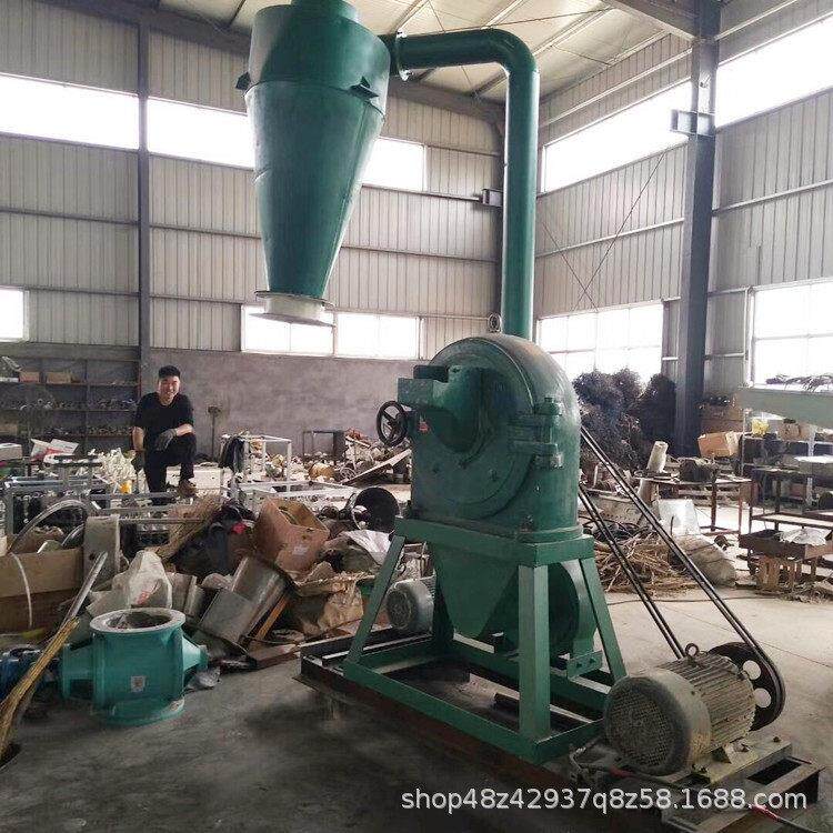 茶叶桑树叶除尘磨粉机红枣山楂核粉碎机酒塞粉碎机果壳草本