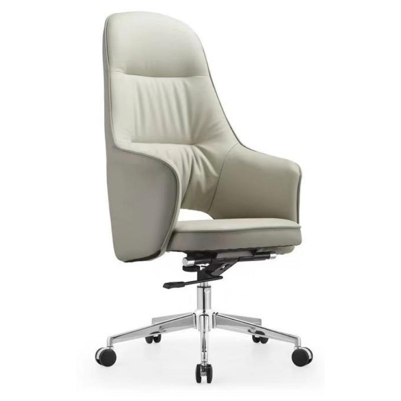 皮质老板椅休闲椅经理办公座椅会议室会议椅书房会客椅办公电脑椅