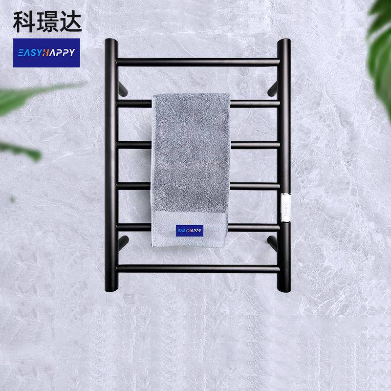 智能恒温数显浴室家用卫生间消毒电热毛巾架免打孔加热浴巾架