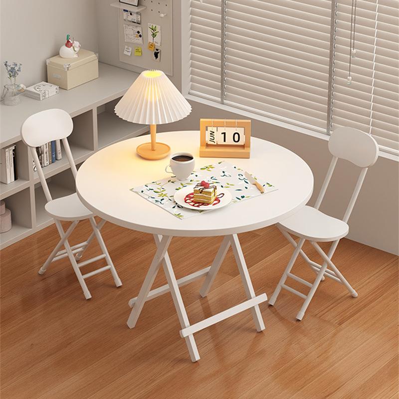 可折叠桌子餐桌家用小户型吃饭桌出租房简易圆桌摆摊地摊折叠新品