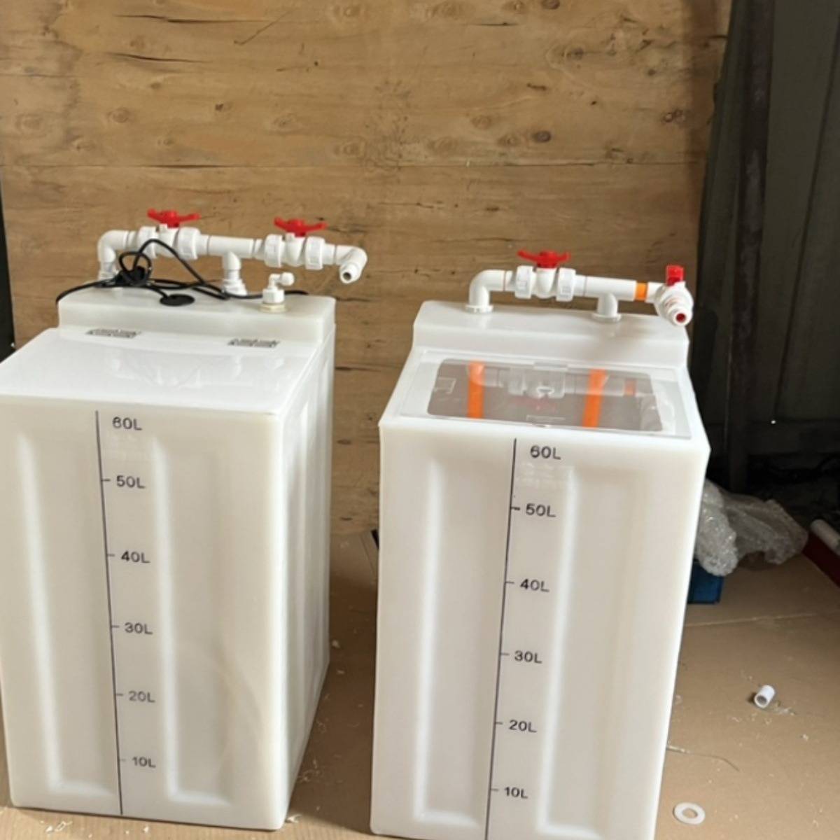 活动盖化盐桶海缸方形循环水箱补水桶困水箱干湿分离鱼缸海水缸