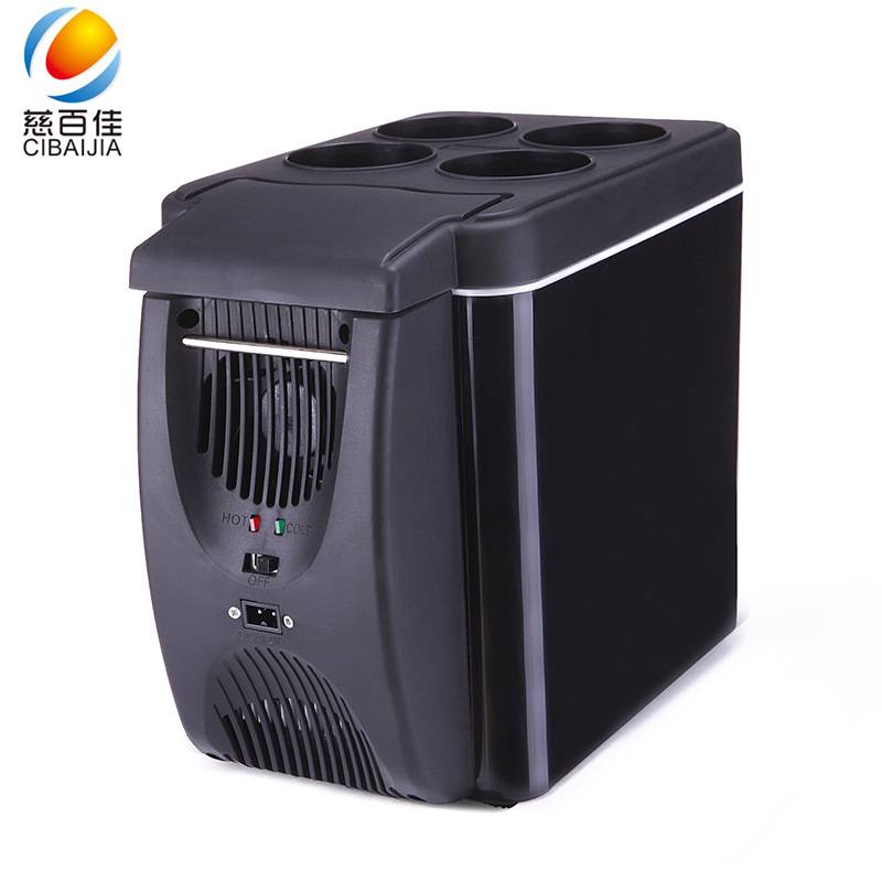 6L便捷式车载冰箱小型微型制冷迷你小冰箱车载冷藏箱单车款冷热箱