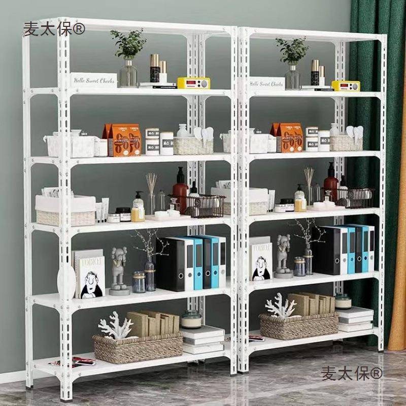 置物架多层220角钢货展物示架家用仓储市储铁架架拆装货物层板麦