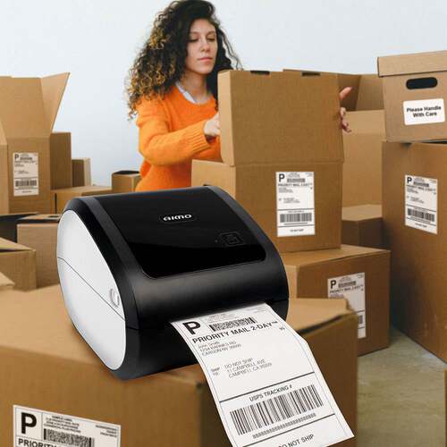 AIMO Thermal label printer 4*6 shipping label printer D520BT