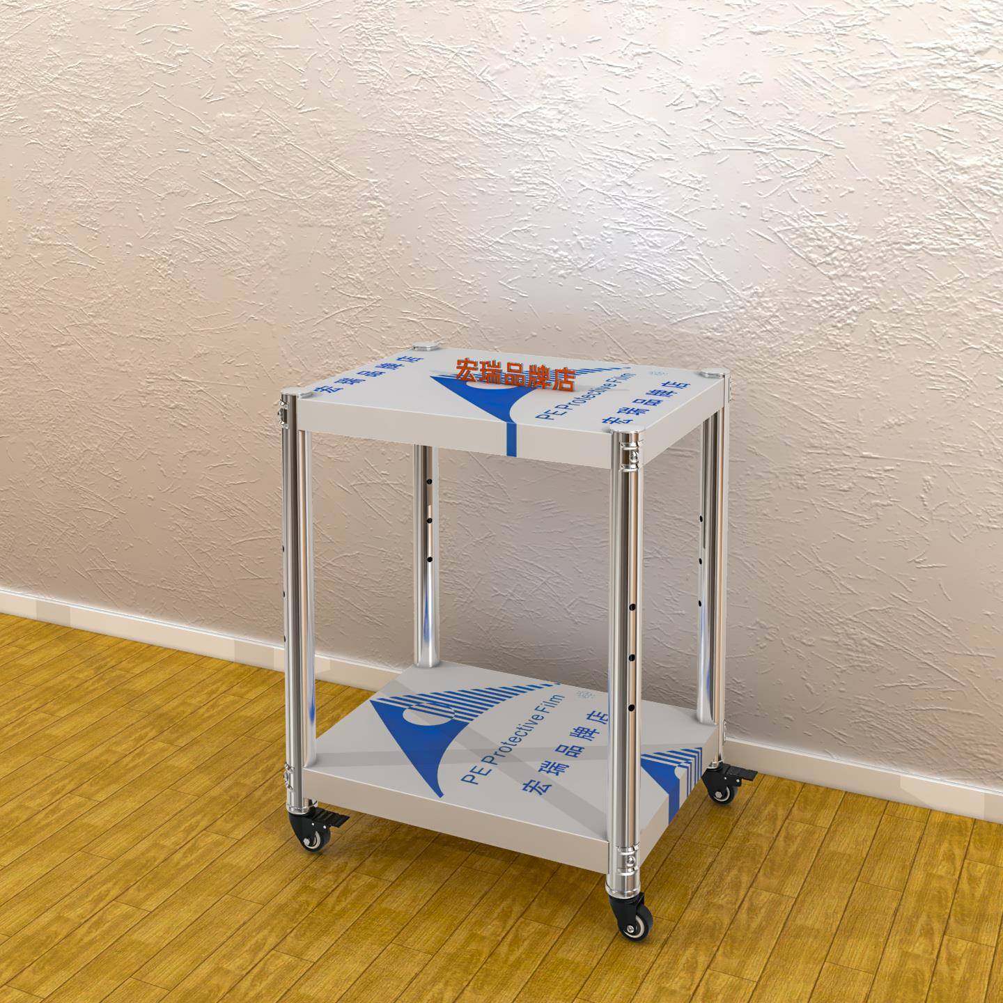 可移动不锈钢置物架厨房收纳架多层烤箱储物带轮子两层可调节多层,厨房/烹饪用具,抹布架/厨房清洁收纳架,淘宝优惠券,粉丝福利购,淘宝优惠卷