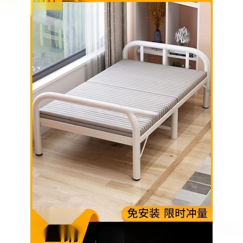 可收起来的床可以收叠的床可拆收的单人床铁床加厚加固折叠单人床