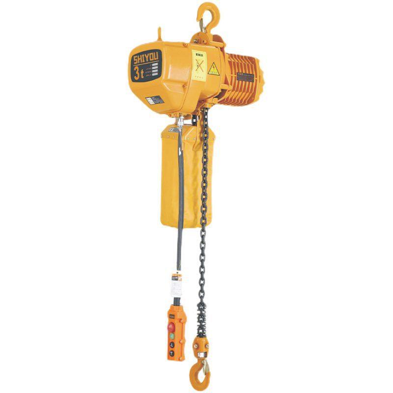 鬼头环链电动葫芦重型吊机380v0.5t1吨2T35t4m吨固定运行式低净空