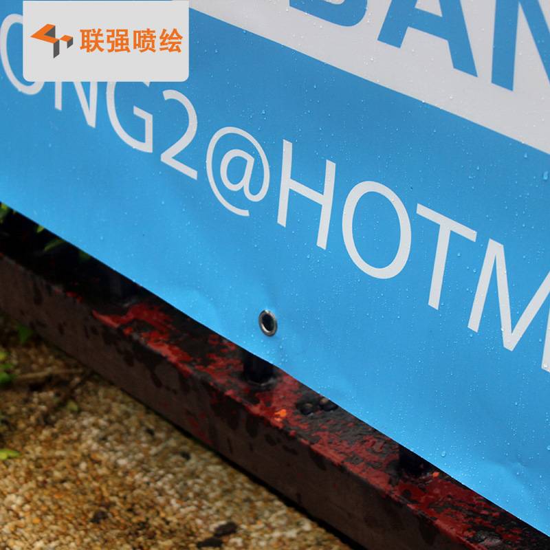 深圳喷画厂家制作双面广告吊旗 商场中庭吊旗双喷布广告画面