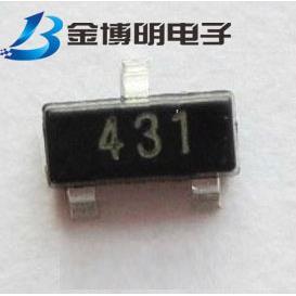 23国产代替长电CJ431美台AZ431AN丝印431防静电 TL431SOT