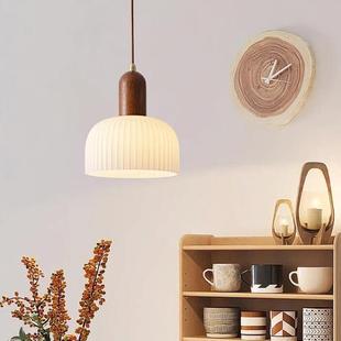 4I卧室床头小吊灯简约餐厅灯法式 单头民宿房间灯 中古复古田园日式