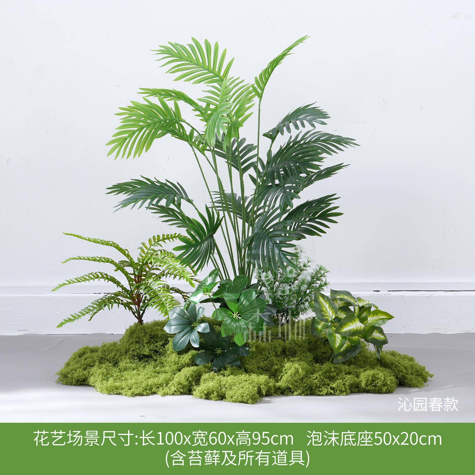 仿真绿植造苔观花藓假植物tb-79155装饰景假室内热带组合波斯橱窗