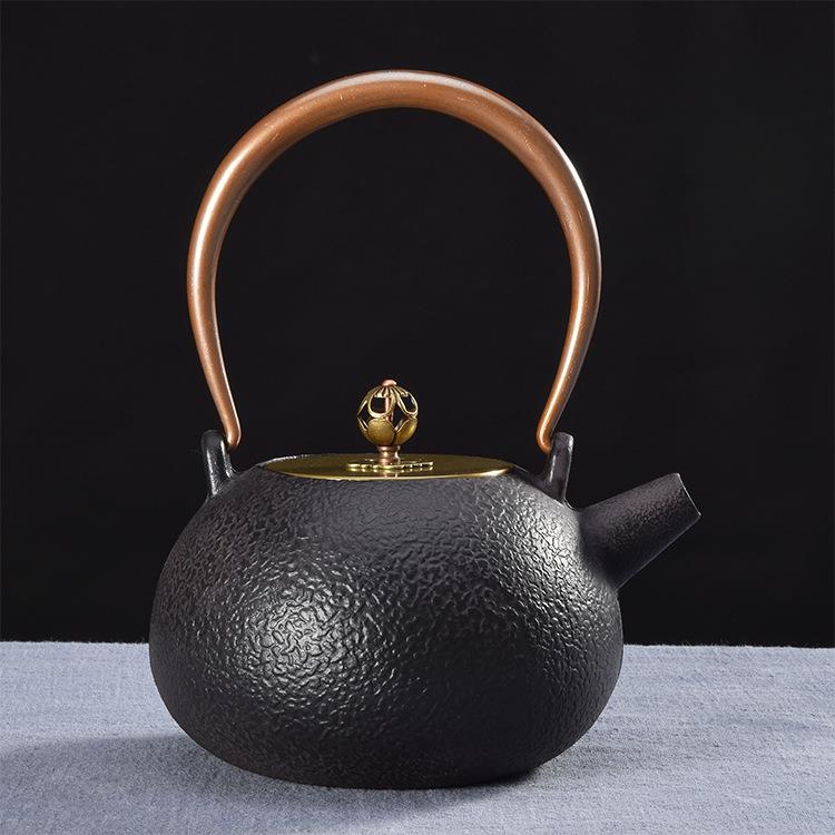 素壶铁壶厂家直销中端铁壶煮烧水泡茶铸铁壶茶壶茶具套装