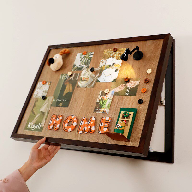 磁吸电表箱装饰画diy中古风遮挡挂画可置物配电箱画入户收纳壁画