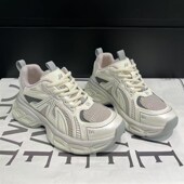 超轻真皮网面透气老爹t鞋 女跑步鞋 2025春季 韩版 新款 厚底运动休闲