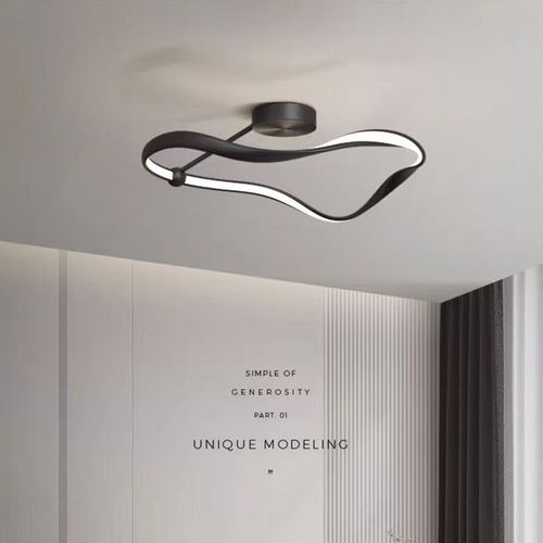 卧室吸顶灯现代简约主卧创意北欧书房主灯客厅极简护眼儿童房灯具