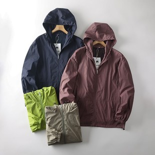户外连帽冲锋骑行皮肤衣外套 男士 城市机能系列 轻量透气防泼水