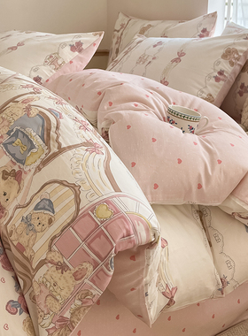 卡通全棉纯棉被套单件儿童宿舍2024新款单人150x200xX230学生被罩