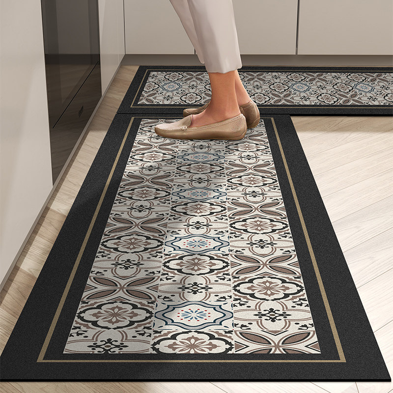 厨房地垫可擦免清洗防污脚垫吸油吸水家用长条防滑垫地毯可定制,居家布艺,厨房地垫,淘宝优惠券,粉丝福利购,淘宝优惠卷