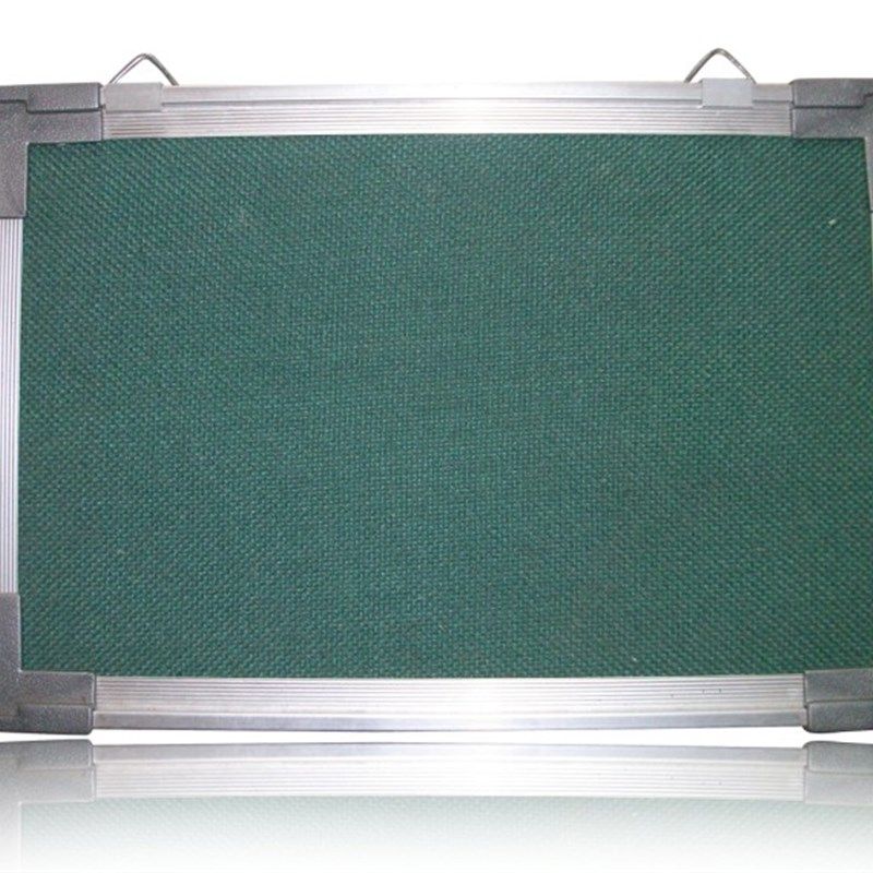 软木板留言板图钉照片墙铝框蒙蓝麻布80*100水松板按钉告示板订