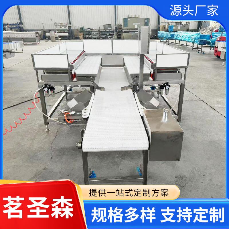 自动称重机输送精准剔除高精度皮带秤动态在线检重秤分选机