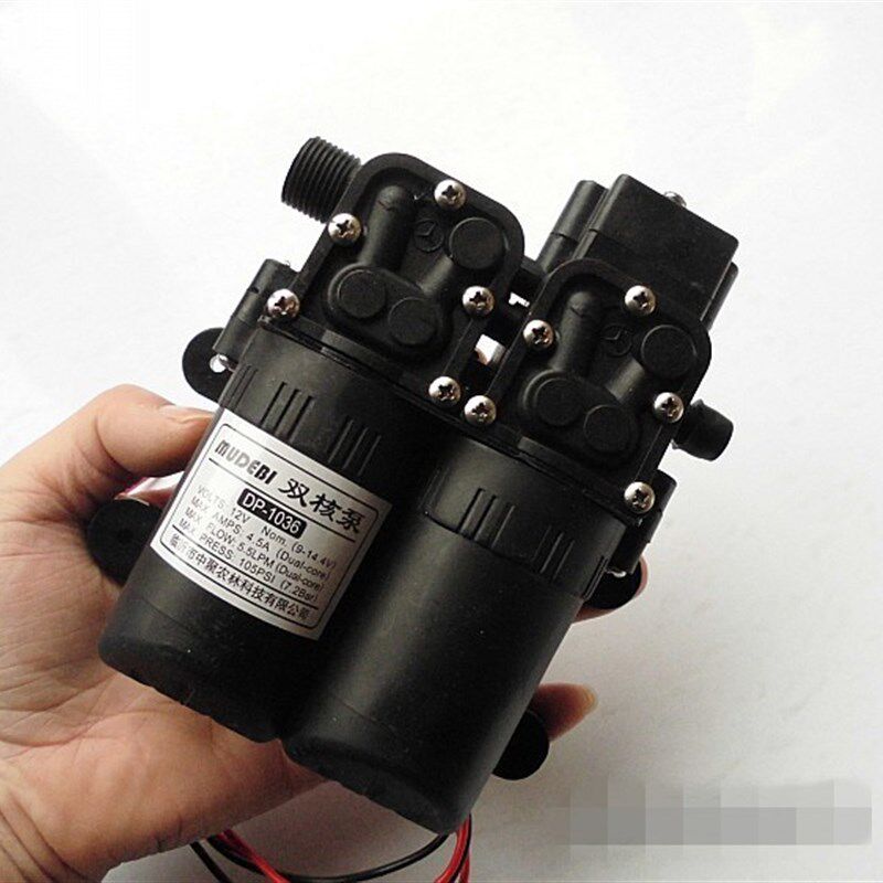 12V隔膜泵 双核动力水泵 农苗木固定器/支撑器