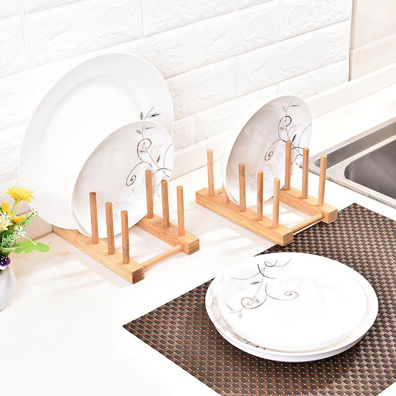 家庭主妇多功能厨房置物架木质碗架碟架盘架家用厨房收纳架沥水架