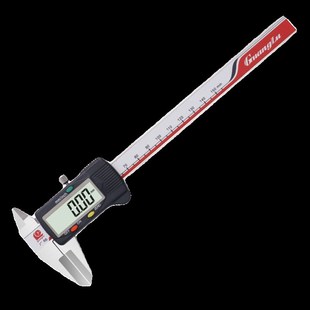 广陆刀口数显卡尺0 150卡槽叶片刀口型电子游标卡尺外槽叶片卡尺