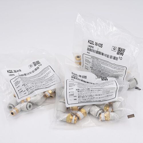 气动弯头KQ2L04/06/08/10-M3A/M5A/01/02/03AS气缸电磁阀弯头接头