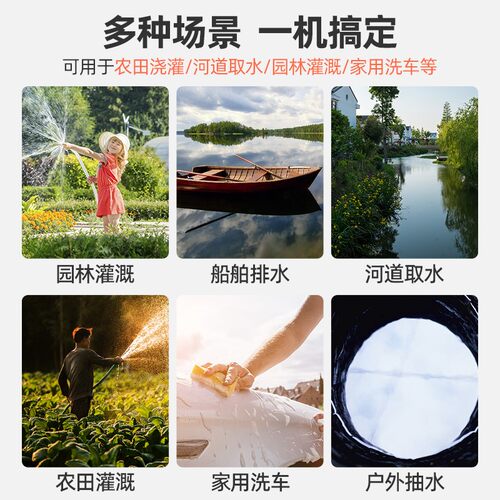 直流潜水泵12V24V48V60V家用电瓶车抽水小型电动农用浇菜神器户外