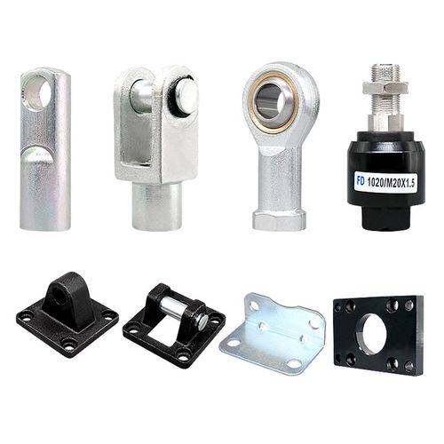 SC气缸附件配件大全Y/I型接头法兰板FA单耳CA双耳CB鱼眼浮动接头