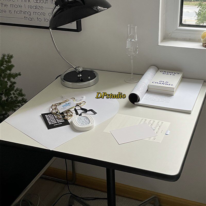 DPstudio 伊姆斯小居室餐桌韩式简约方形办公桌民宿摄影道具