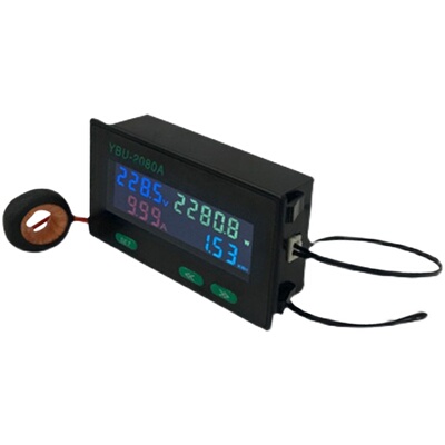 YBU-2080A 多功能交流单相电力仪表电压:AC60.0-300.0V