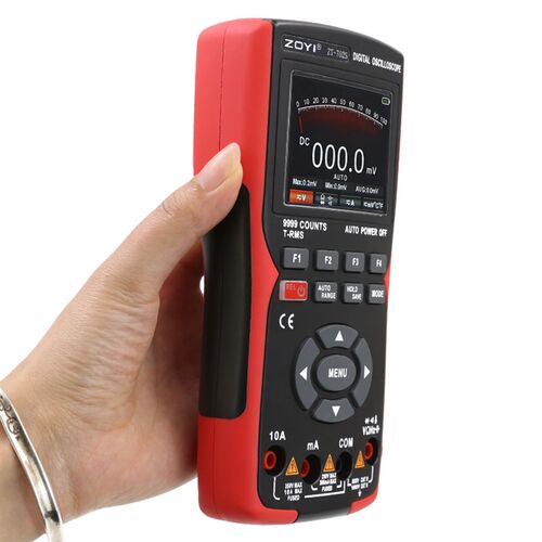 众仪ZT702S新款彩屏手持数字示波器万用表汽修仪表多功能测量防烧
